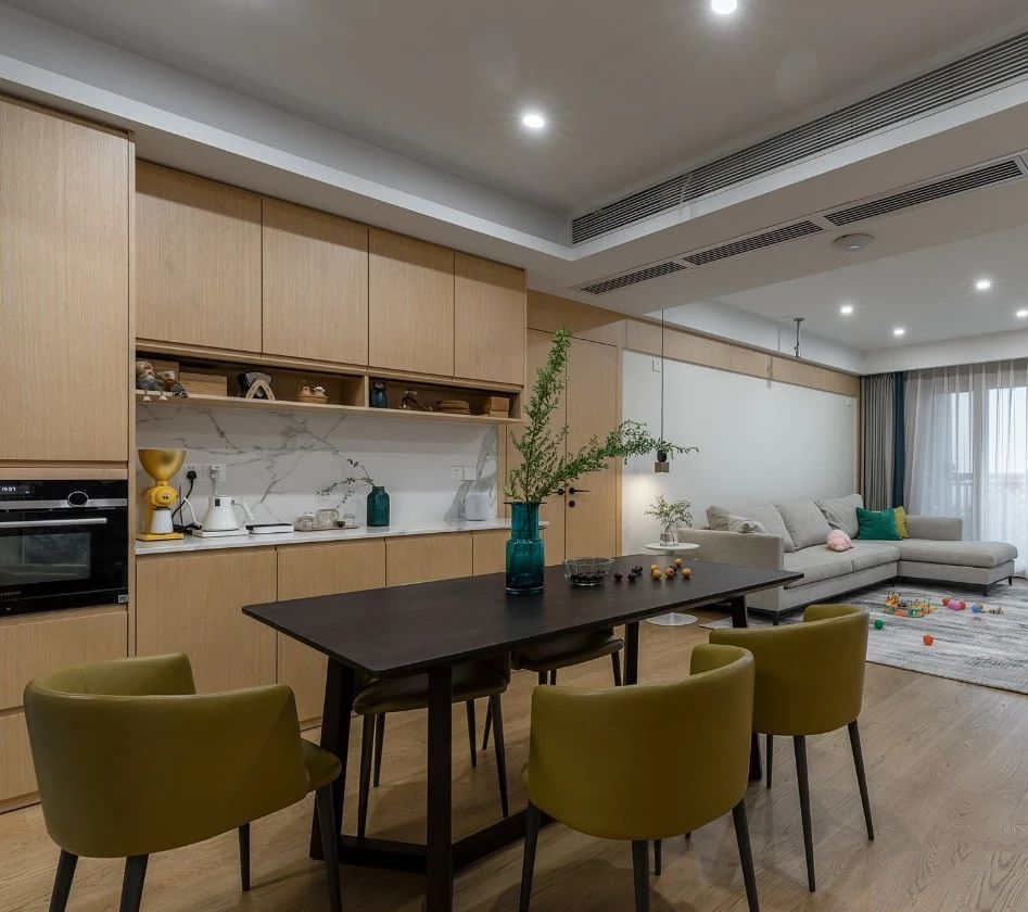 【全屋定制】連云港魯先生定制餐邊柜 輕松解決客餐廳存儲問題