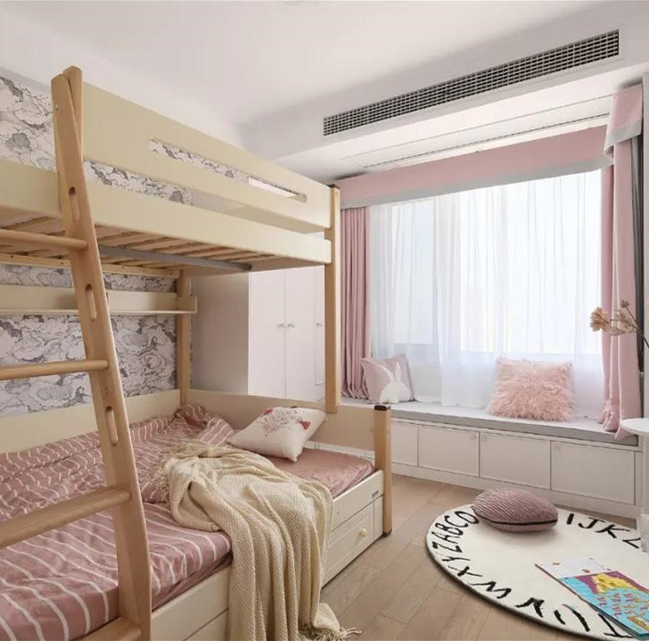 貴陽何女士定制兒童房 上下床為孩子帶來一個睡眠玩耍兼具的小空間
