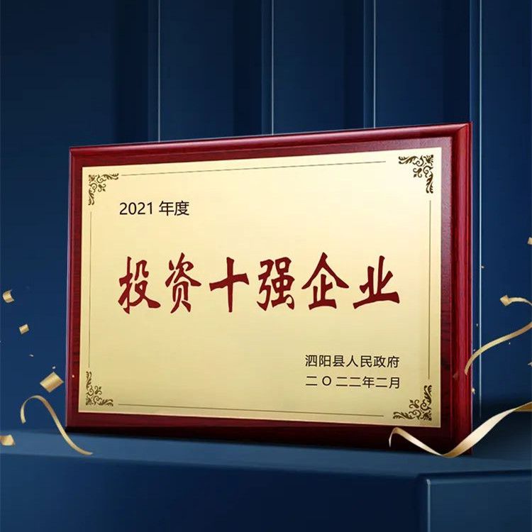 喜訊！佰麗愛家榮獲江蘇泗陽2021年度投資十強企業(yè)！